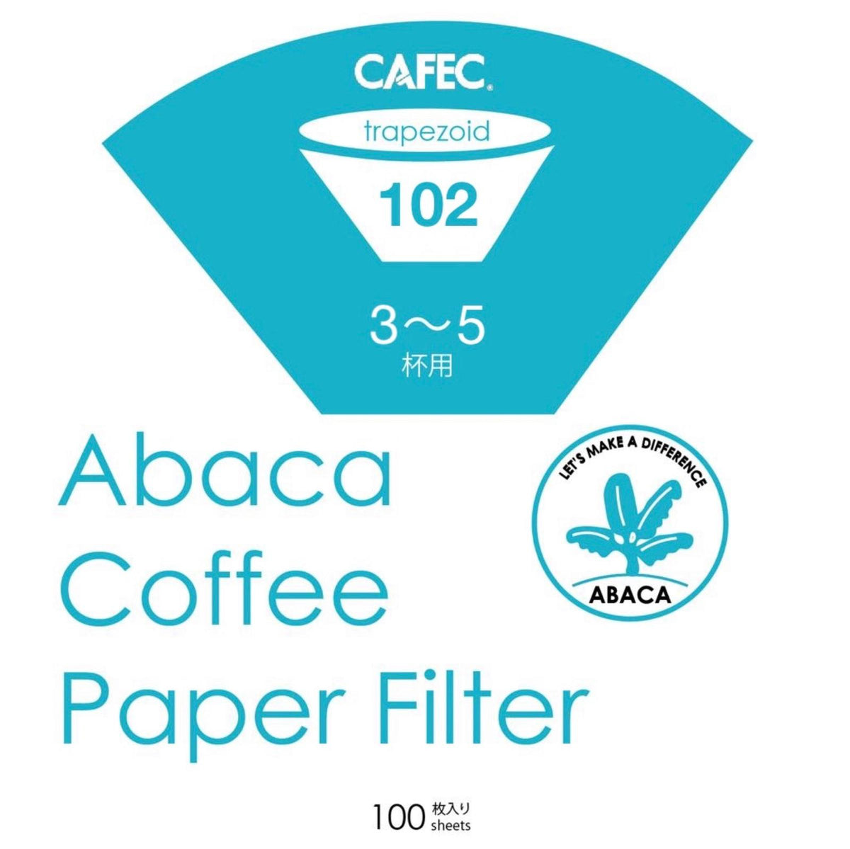 Cafec Abaca Trapezoid Filtre Kağıdı